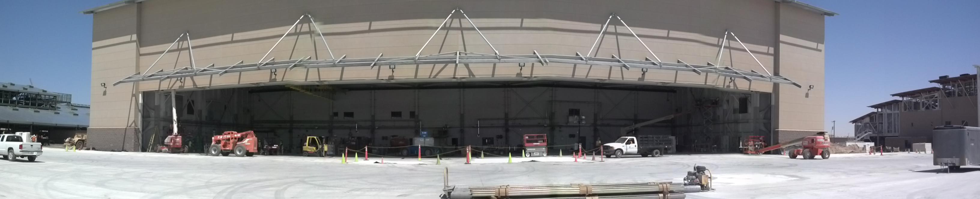 Aircraft Maintenance Hangar - Bi-Parting System