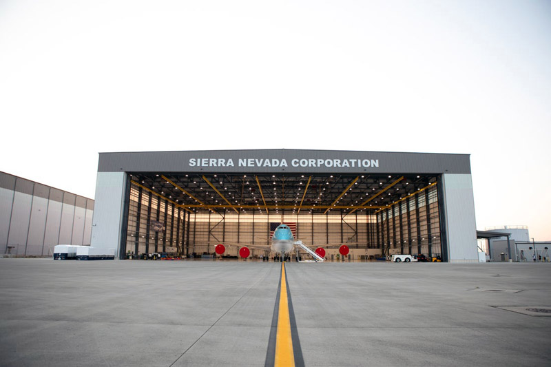 Sierra Nevada Hangars - Bi-Parting Door System