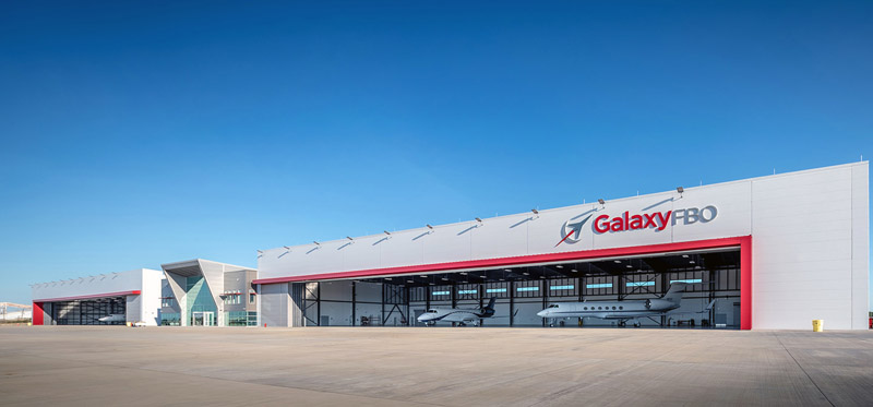 Galaxy Aviation Hangar - One-Way Door System