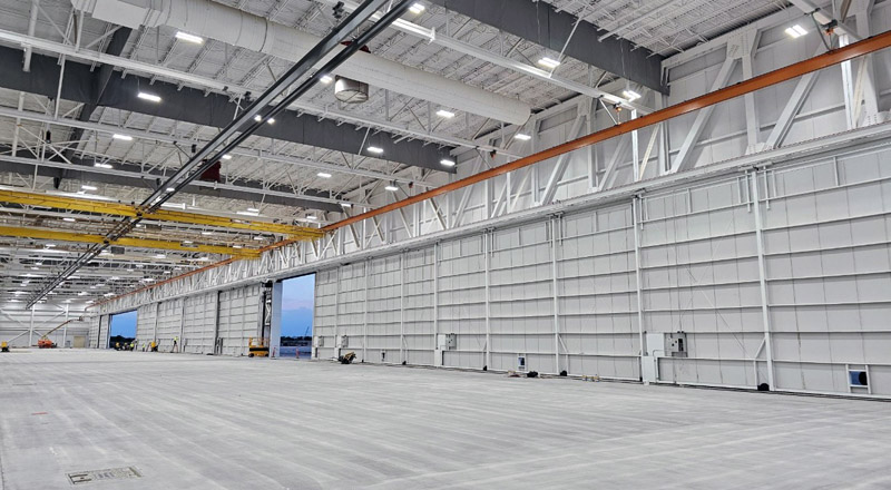 Gulfstream Hangar - Floating Door System