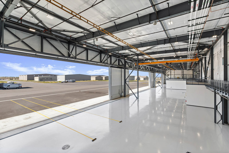 Bridger Aerospace Hangar - Bi-Parting Door System