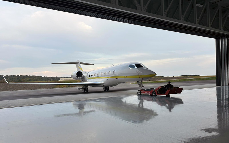 Clay Lacy Aviation Hangar - Bi-Parting Door System