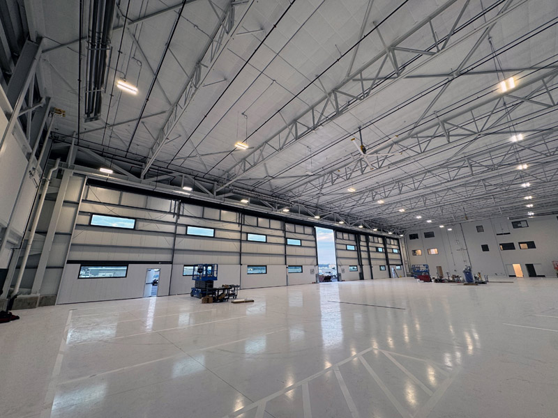 Skyservice Aviation Hangars - Bi-Parting Door System