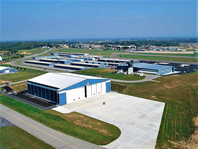 Rider Jet Center - Bi-Parting Hangar Door System