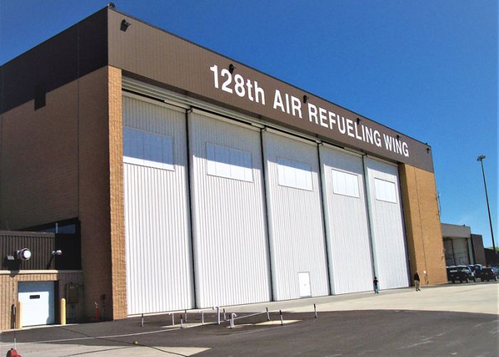 Corrosion Control Hangar - One-Way Door System