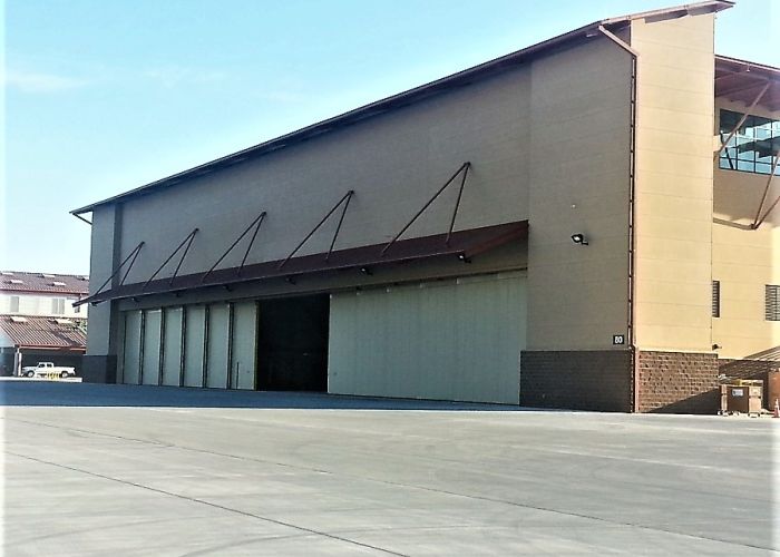 Aircraft Maintenance Hangar - Bi-Parting System