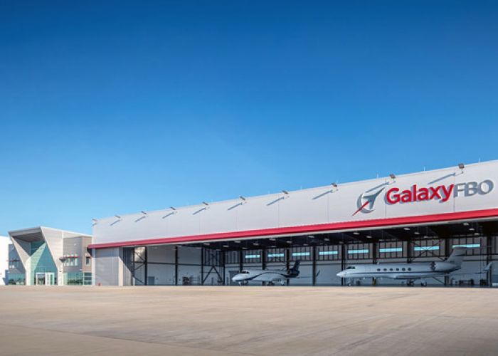 Galaxy Aviation Hangar - One-Way Door System
