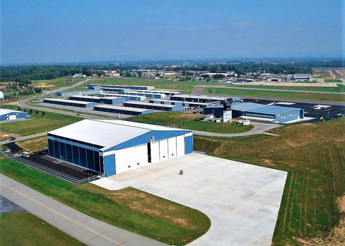Rider Jet Center - Bi-Parting Hangar Door System
