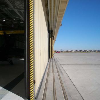 Army Aviation Support Hangar - Floating Door System
